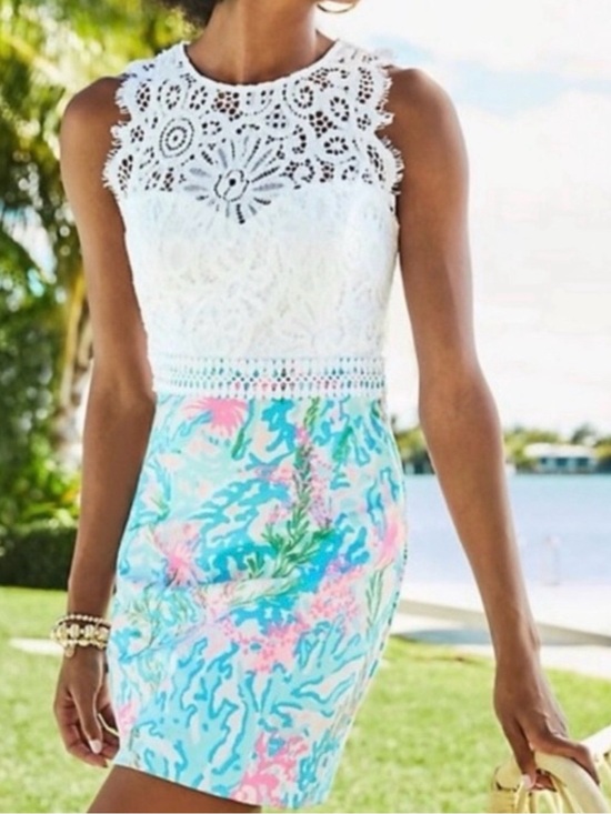 Lilly Pulitzer Dresses & Skirts - Lilly Pulitzer Sharice Dress in Multi Coral Bay